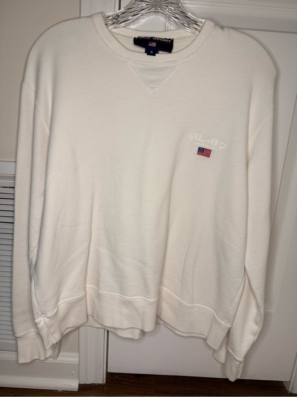 Polo by Ralph Lauren Cream RL-67 Crewneck Sweatshirt